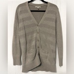 BANANA REPUBLIC STRIPED CARDIGAN